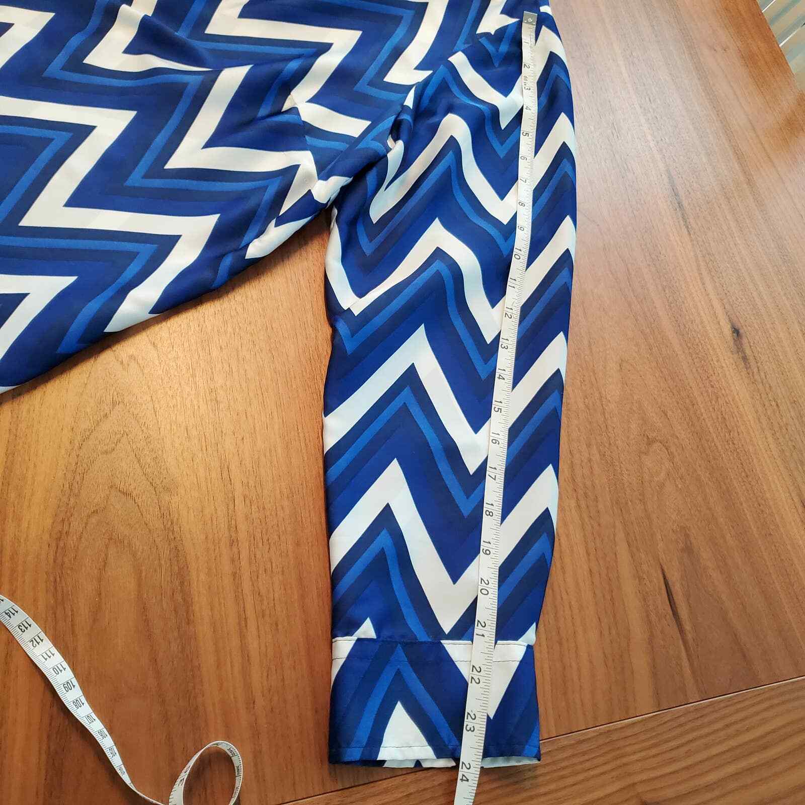 Lauren Ralph Lauren Womens Zig Zag Pattern Long Sleev… Gem