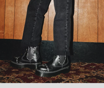 Dr. Martins Black Chelsea Pull-Tab Boots - Stitched Lug Sole Amazon.com: Dr. Martens, Unisex 2976 Chelsea Boot, Black  main image 4