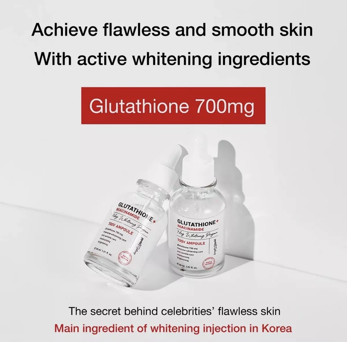 Angel's Liquid 7 Day Whitening Program Glutathione 700 V-ampoule 30ml  K-Beauty