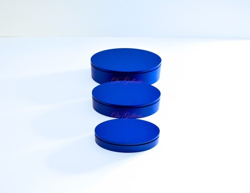 Supporto per display acrilico blu Swarovski originale per vendita al dettaglio 3 cofanetti nuovissimi - Foto 3 di 7