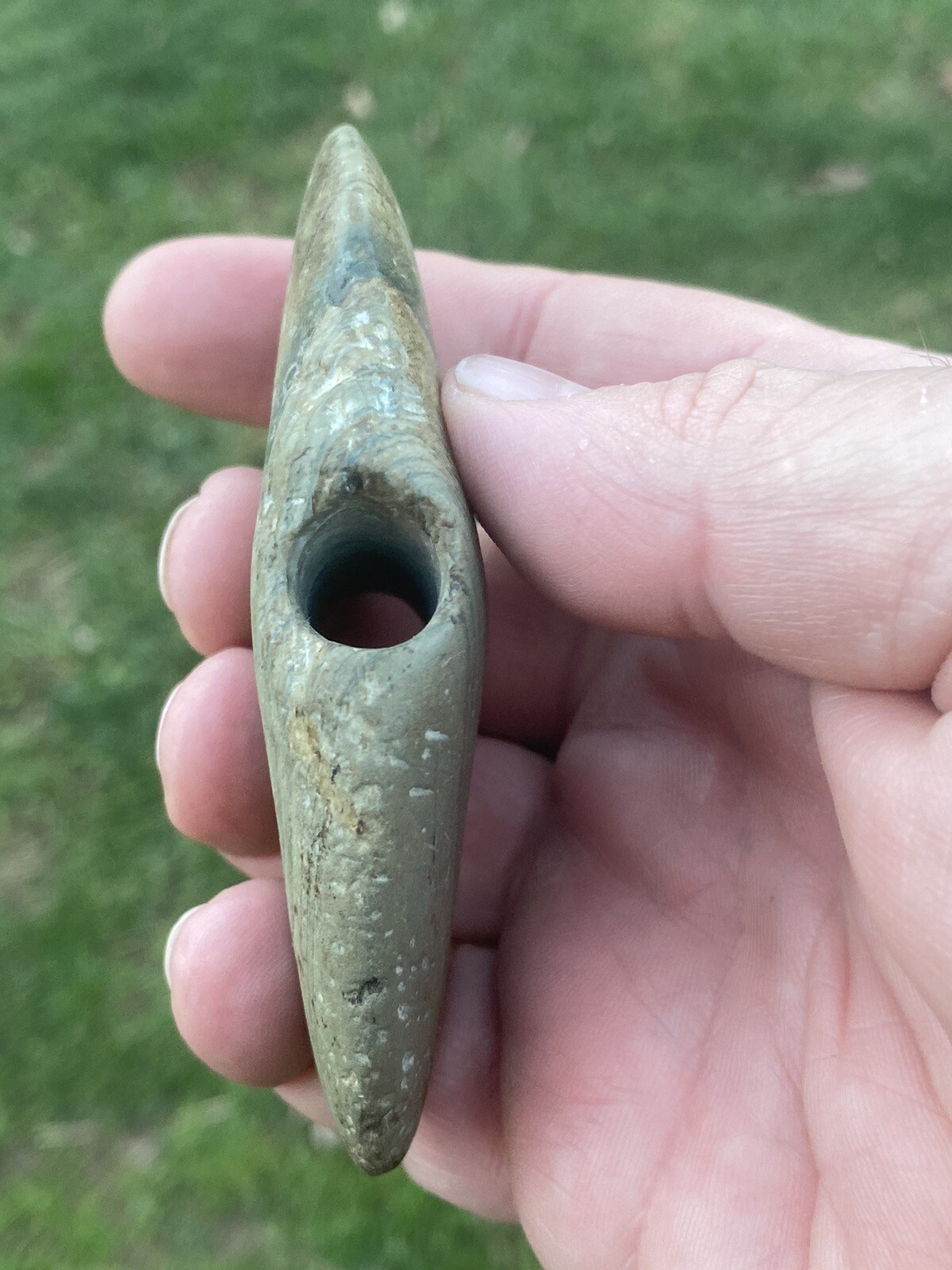 RARE Winged Bannerstone Perry co KY arrowheads Indian artifacts Davis COA eBay