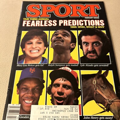 Sport Magazine February, 1985 Fearless Predictions