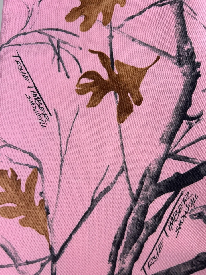 Pink Snowfall by True Timber for Springs Creative Fabric Remnant 27" x 30" - Image 2 of 2