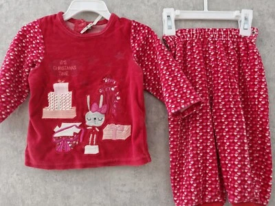 Orig Orchestra Bèbè Set Gr.  80 Weihnachten Hose Pullover - Bild 1 von 4