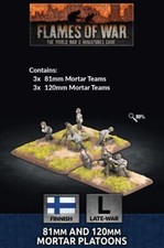 Flames of War FI705 81mm and 120mm Mortar Platoons Gaming Miniatures
