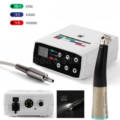 Dental LED Brushless Electric Micro Motor /1:1 Internal Fiber Optic Handpiece ds