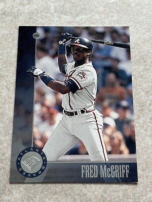 1996 Leaf #33 Fred McGriff MLB Atlanta Braves