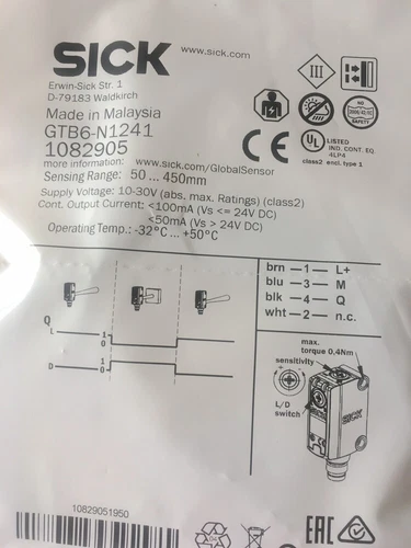Sensor fotoeléctrico 1 pieza enfermo TB6-N1241 nuevo GTB6-N1241 envío rápido - Imagen 1 de 3