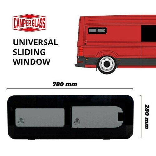 Universal Campervan Sliding Window Driver side 780 x 280mm eBay