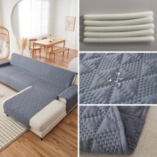 Funda de sofá reversible impermeable en forma de L funda larga sofá alfombra para mascotas