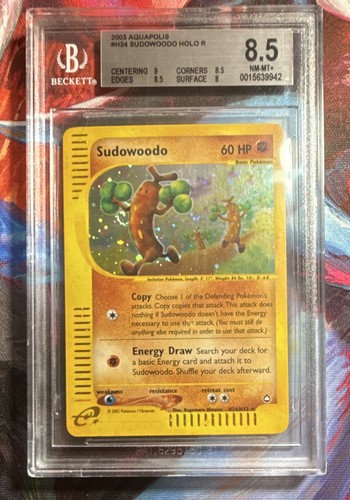 Sudowoodo graded BGS 8.5 for sale on eBay