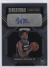 2022-23 Panini Prizm Sensational Signatures Wendell Moore Jr #SS-WR Auto 0su2