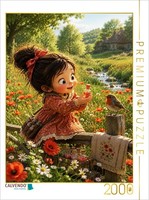 Calvendo Puzzle Poppy Fire | 2000 Pieces, Finished Size 35.4 × 26.4 In (90 × 67