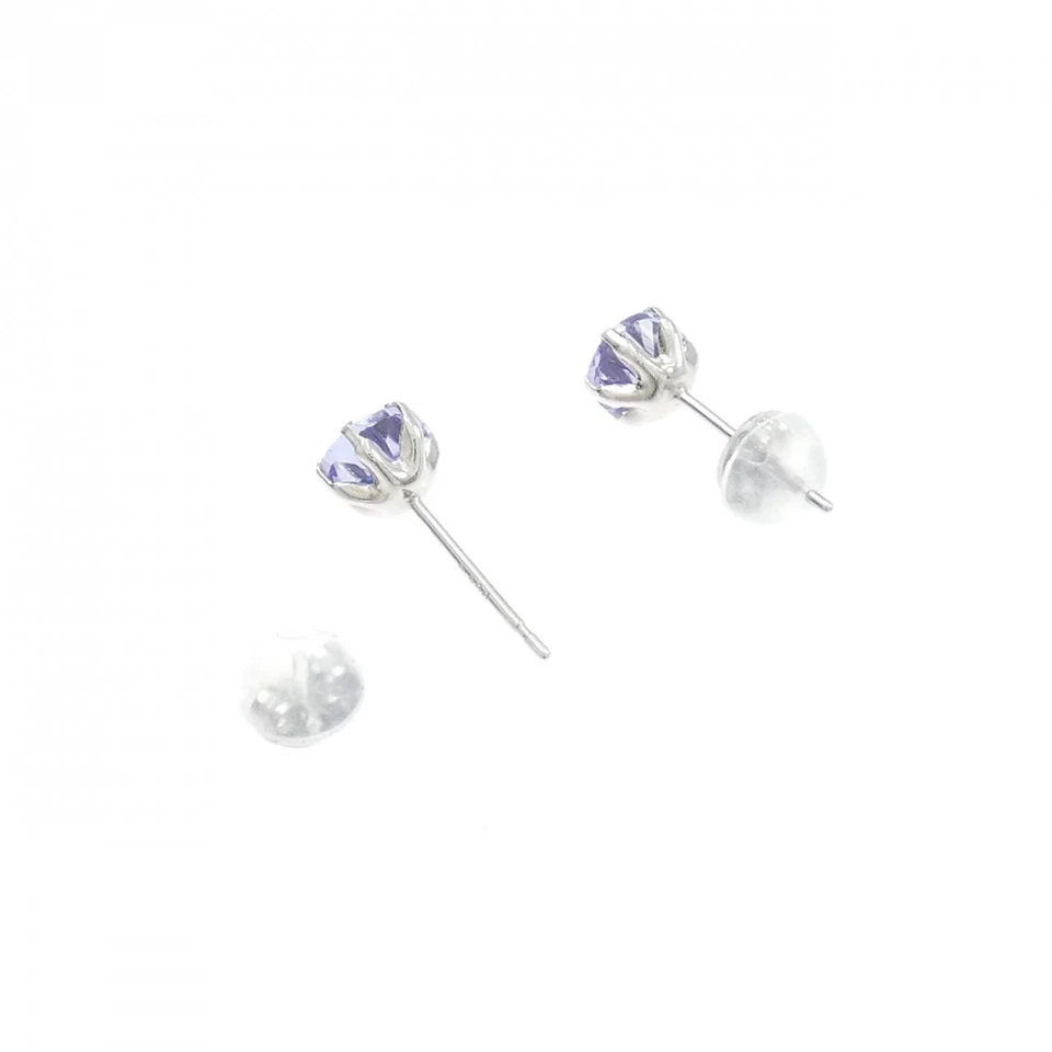 Auténticos pendientes de tanzanita PT900 1,00 CT #230-000-162-9292 Foto 3 de 4