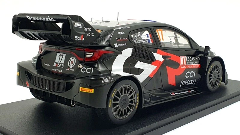 IXO 1/18 Scale Diecast 18RMC196.22 - Toyota GR Yaris Rally1 #17 Monte-Carlo 2024 - Image 2 of 4