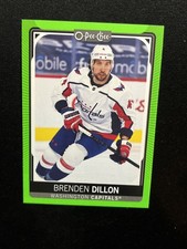 21-22 UD O-Pee-Chee Hockey Green Parallel 230 Brenden Dillon /50