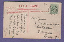 Mells Somerset Single circle postmark 1907 Vallis Vale Wilkinson Trowbrige