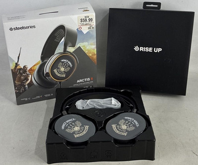 SteelSeries Arctis 5 PUBG Limited Edition RGB Gaming Headset NEW Open Box RARE