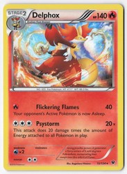 Delphox 13/124 Holo Rare XY Fates Collide