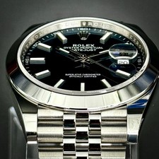 Rolex Datejust 41 on Jubilee | Ref. 126300 | Blue Stick Dial | 2024 | Full Set 5