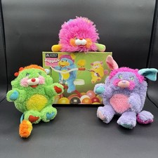 Popples Lot, Pretty Bit - Putter - Puffling - Puzzle, Vintage Plush