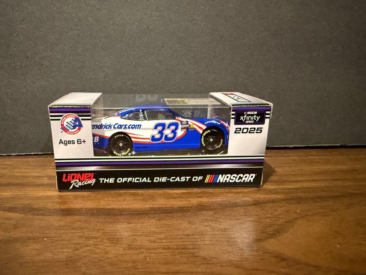 Kasey Kahne 2025 #33 HendrickCars.com XF Chevrolet Xfinity 1/64 | eBay