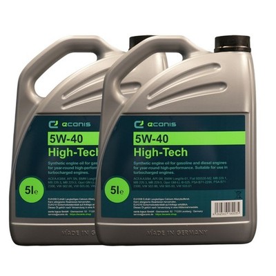 Motoröl Multipack 2x5 Liter 5W-40 A3/B4 SN ECANIS High-Tech synthetisch für PKW