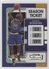 2021-22 Panini Contenders NBA 75th Anniversary Ticket Andrew Wiggins #50 0ni1