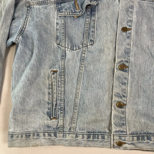 Vintage International Brotherhood Of Teamsters Denim Jacket 3-XL USA Made image 16