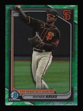 2024 Bowman #BCP-127 Rayner Arias Chrome Prospects Lunar Glow Refractors