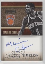 2013 Panini Timeless Treasures Signatures /299 Maurice Cheeks #25 Auto HOF 9pp