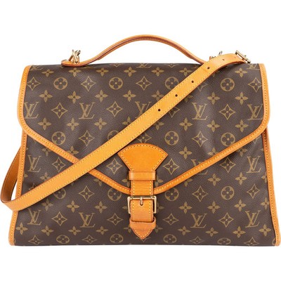 Louis Vuitton Monogram Canvas Bel Air Briefcase Handbag Tasche