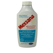 MEXSANA Medicated Powder Topical Starch Skin 6.25 oz ORIGINAL US Formula SEALED