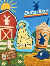 Dutch Bros AZ Exclusive Banana The Silkie Chicken Sticker Drop August 10 2026