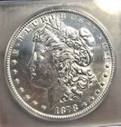 1878-s $1 ICG-Authentic Certified Morgan Silver Dollar FREE SHIPPING! NO RESERVE