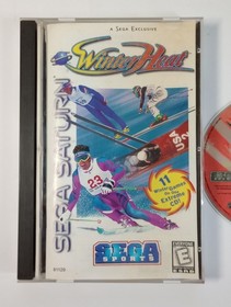 Winter Heat (Sega Saturn, 1997) Complete CIB Skiing Sports Game - Free Shipping