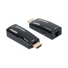 Manhattan 1080p@60Hz Compact HDMI over Ethernet Extender Kit, Extends Distanc...