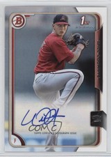 2015 Bowman Prospects Auto Will Locante #PA-WL Auto 0v1