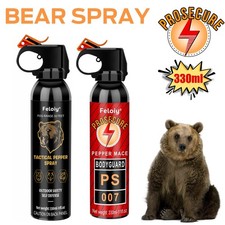 2 Pack Feloiy Bear Spray 11oz Powerful Stream Strongest Legal Formula