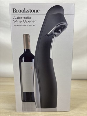 Brookstone Automatic Wine Opener with built inFoil Cutter 