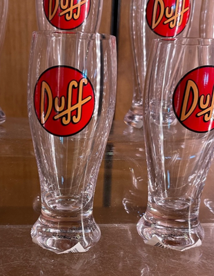 #ad Universal Studios Exclusive The Simpson’s Duff Beer Shot Glass New $19.99