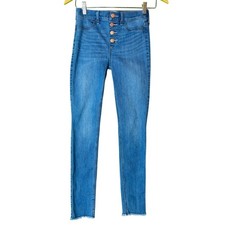 Abercrombie Kids High-Rise Jean Jegging Blue Sz 13/14 Slim
