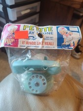 Vintage Children s Blue Petite Play Phone Unopened New