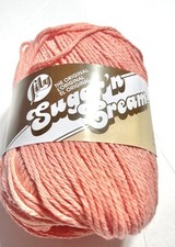 SUGAR  N CREAM COTTON YARN. 1pk. 4oz. CORAL ROSE. ICombine Shipping. READ DET