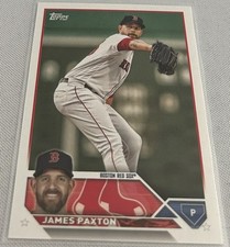 2023 Topps Update Series Baseball James Paxton Boston Red Sox base card #US119