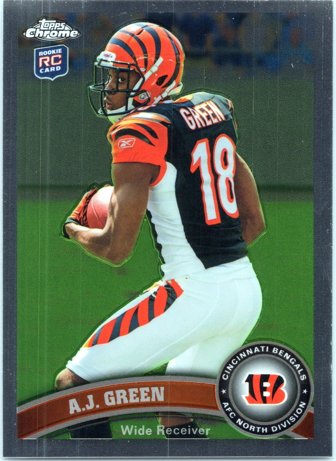 2011 Topps Chrome A.J. Green Rookie #150 Cincinnati Bengals RC