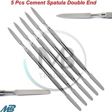 5 Pcs Dental Cement Mixing Spatula Double End Restorative Laboratory Instruments