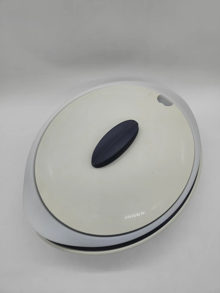 Tupperware Thermo Duo 2,1 Liter, Thermoschüssel, Servier Schüssel Anthrazit Weiß - Bild 2 von 4