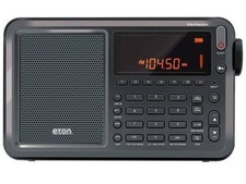 Eton Elite Executive Radio: Portable AM/FM Clock Radio