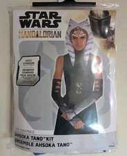 Star Wars The Mandalorian Ahsoka Costume Kit Headpiece And 2 Armbands Sleeves